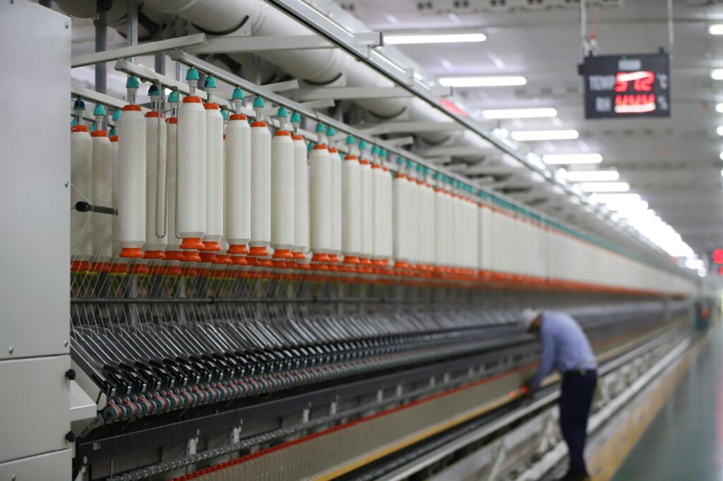 Textile machinery production line
